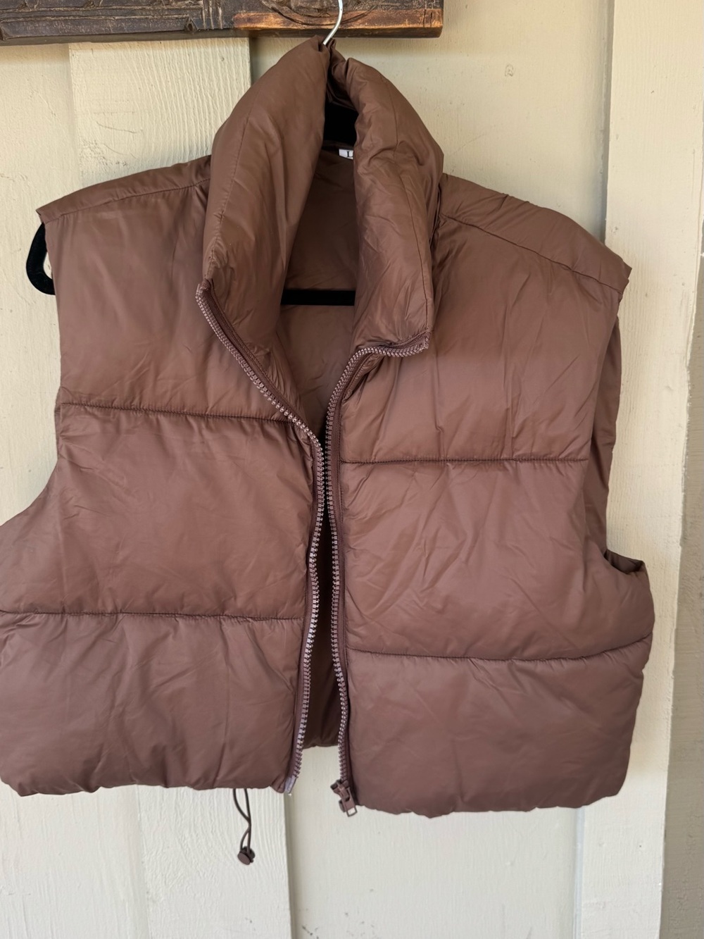 Brown Puffer Vest